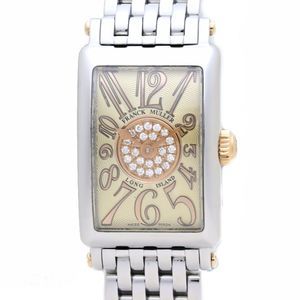 FRANCK MULLER 802 REL CD 1P CP STG Long Island Petite Pastille Stainless Stee...